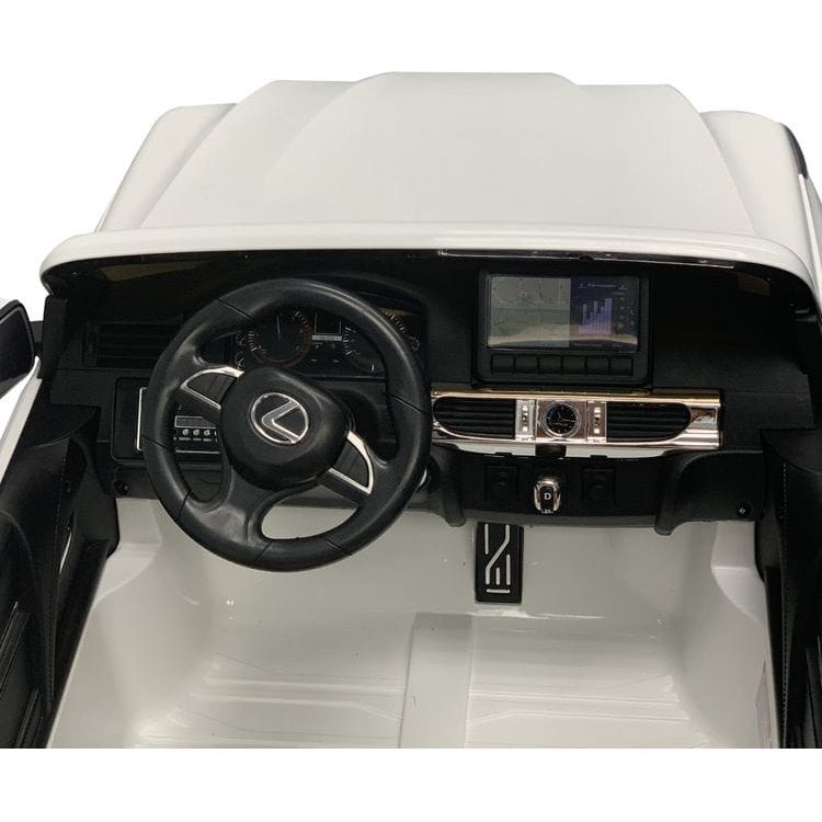  Best Ride on Cars -  Lexus LX-570 Ride-On Car - White -  Outdoor