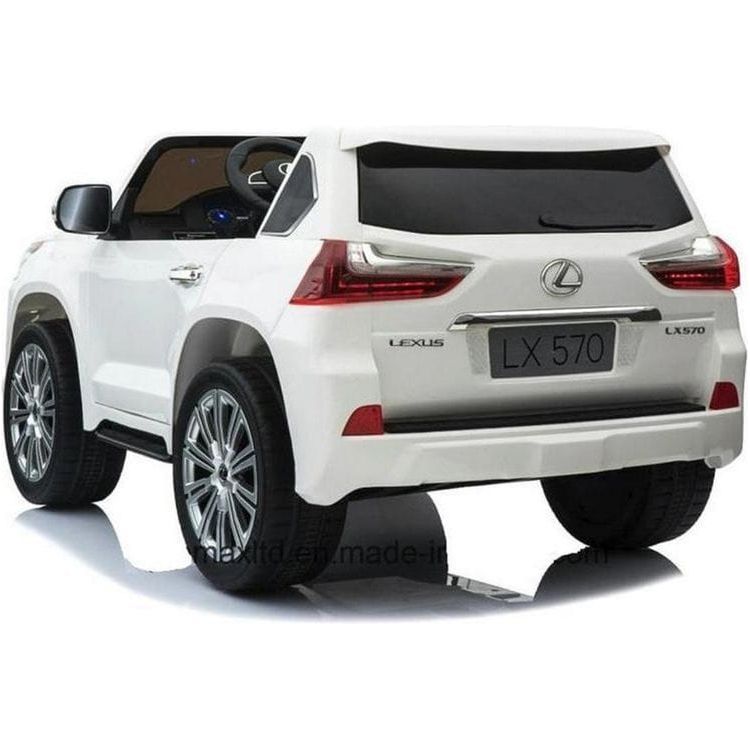  Best Ride on Cars -  Lexus LX-570 Ride-On Car - White -  Outdoor