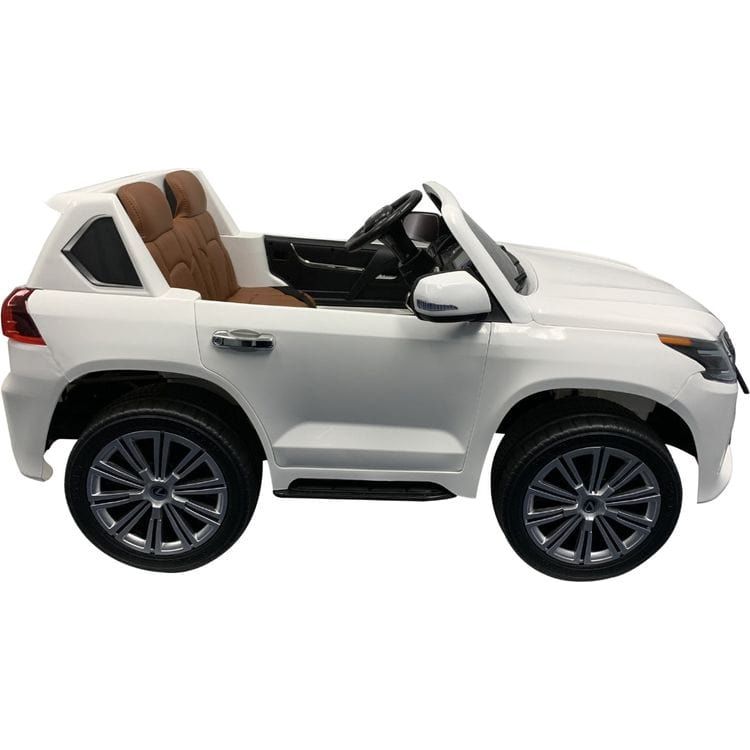  Best Ride on Cars -  Lexus LX-570 Ride-On Car - White -  Outdoor