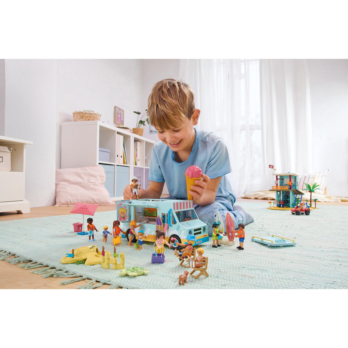  Playmobil -  Lifeguard Tower with Beach Buggy Playset -  Preschool
