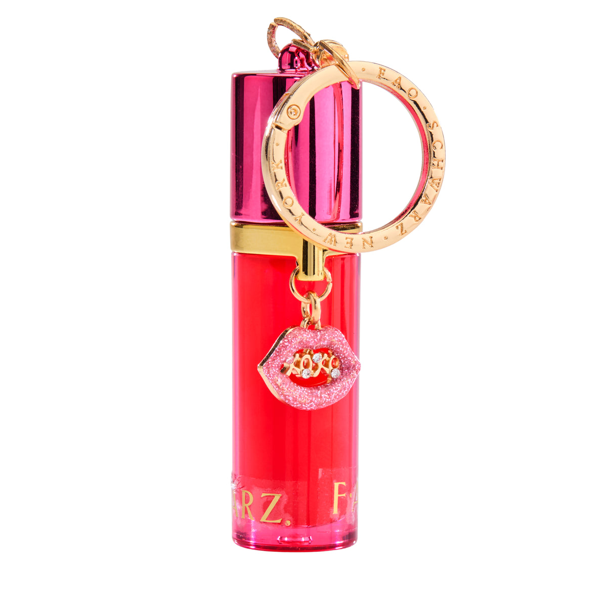 FAO Schwarz -  Lip Gloss Keychain – Cherry Pop -  Fashion Activity and Roleplay