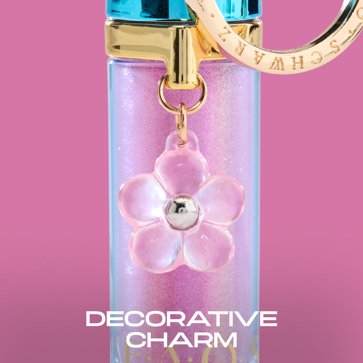 FAO Schwarz -  Lip Gloss Keychain – Party Girl -  Fashion Activity and Roleplay