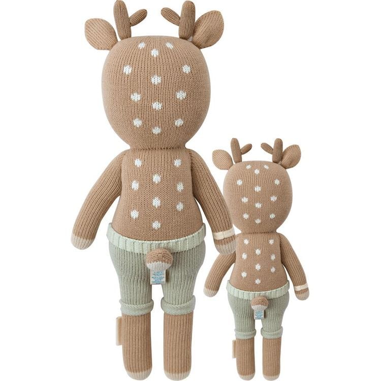  Cuddle And Kind -  Little 13" Elliott the Fawn Hand-Knit Doll -  Plush