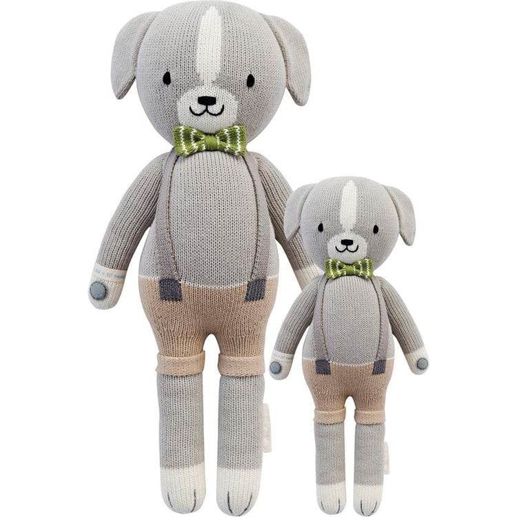  Cuddle And Kind -  Little 13" Noah the Dog Hand-Knit Doll -  Plush
