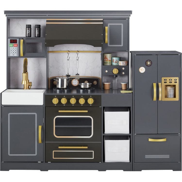 Teamson Kids -  Little Chef Colonie Play Kitchen Set with Accessories -  Preschool