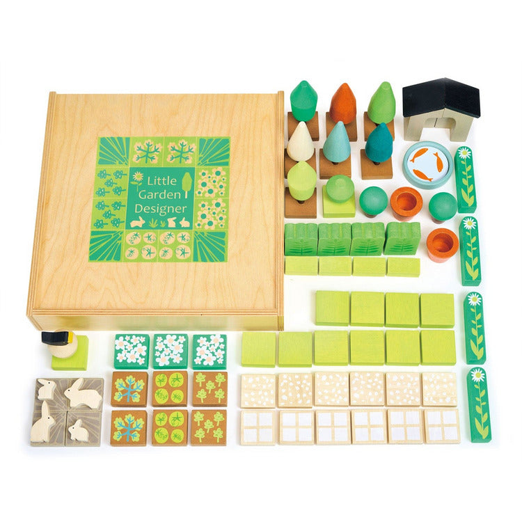  Tender Leaf Toys -  Little Garden Designer Wooden Toy -  Preschool