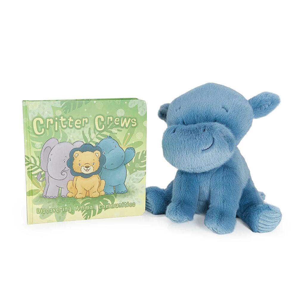  Bunnies By The Bay -  Little Henny the Hippo Plush & Book Bundle -  Infants