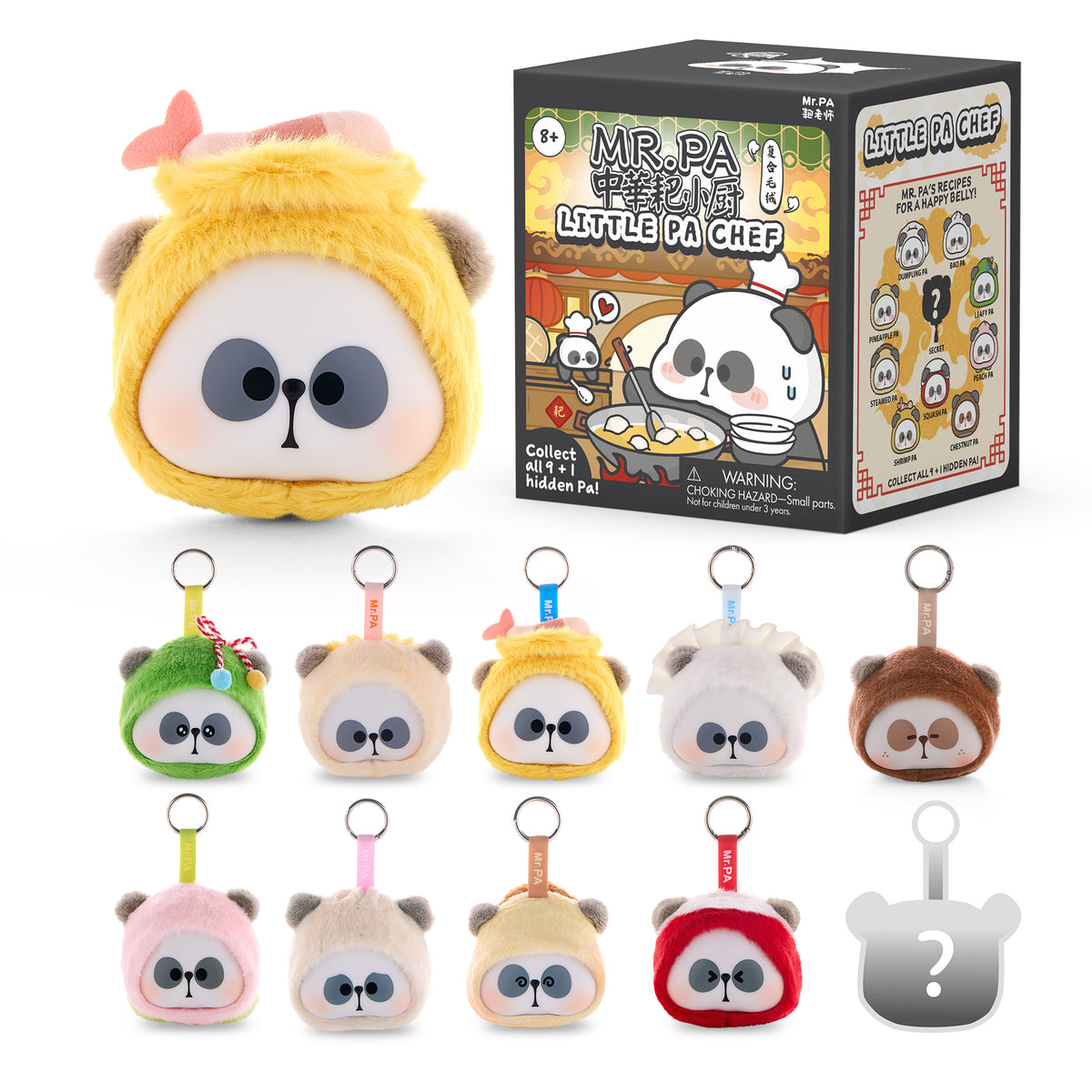 Battat Blind Boxes -  Little Pa Chef Series Plush Blind Box -  Collectibles