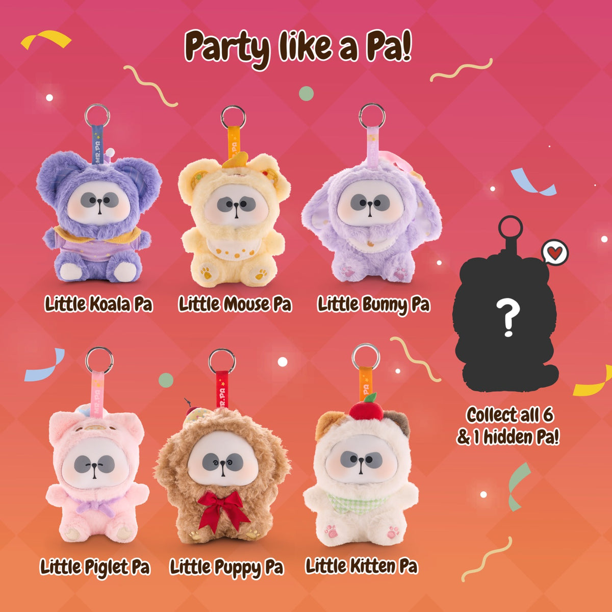Iconic Drops -  Little Pa Party Show Plush Blind Box -  Collectibles