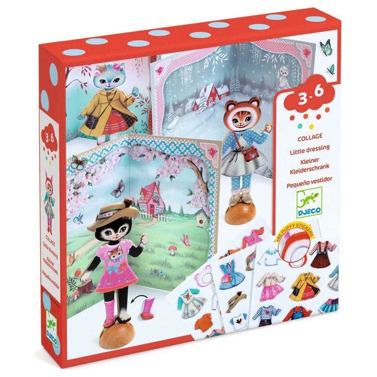  Djeco -  Little Wardrobe Collage Craft Kit -  Creativity