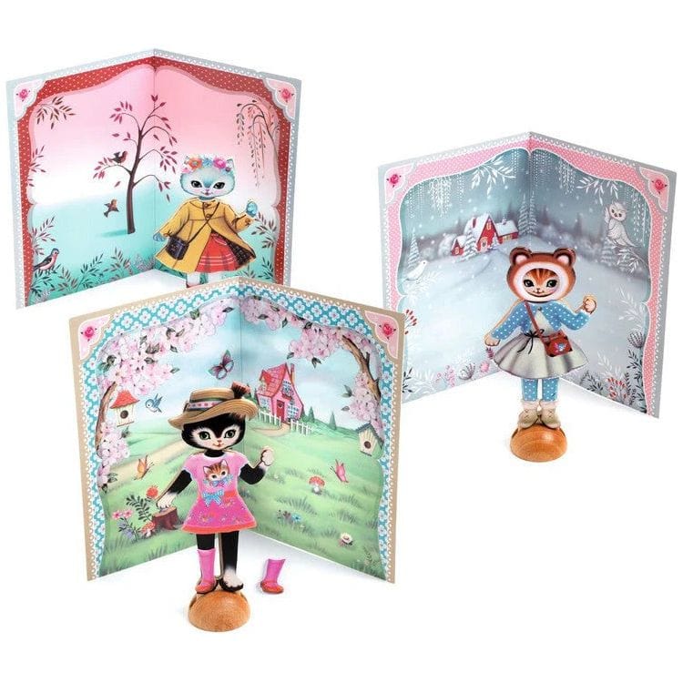  Djeco -  Little Wardrobe Collage Craft Kit -  Creativity