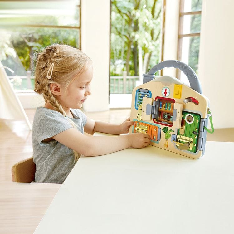  Hape -  Lock & Learn Playboard -  Preschool