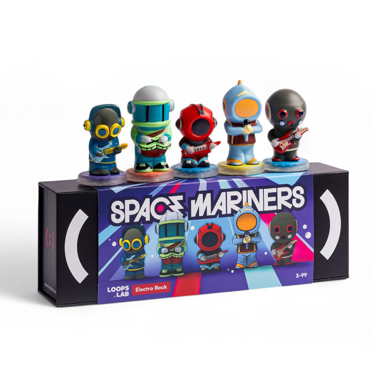  Loops Lab® -  Loops Lab Space Mariners: 5 Figurines Galactic Rock Band -  Electronics