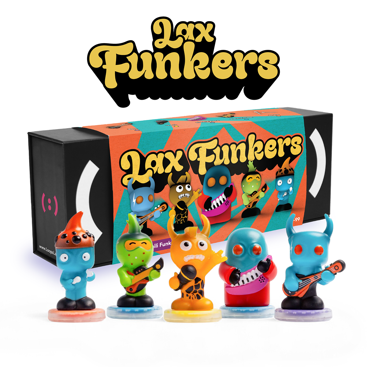  Loops Lab® -  Loops Lab Starter Set + Complementary 5-Dolls Band - The Lax Funkers -  Electronics