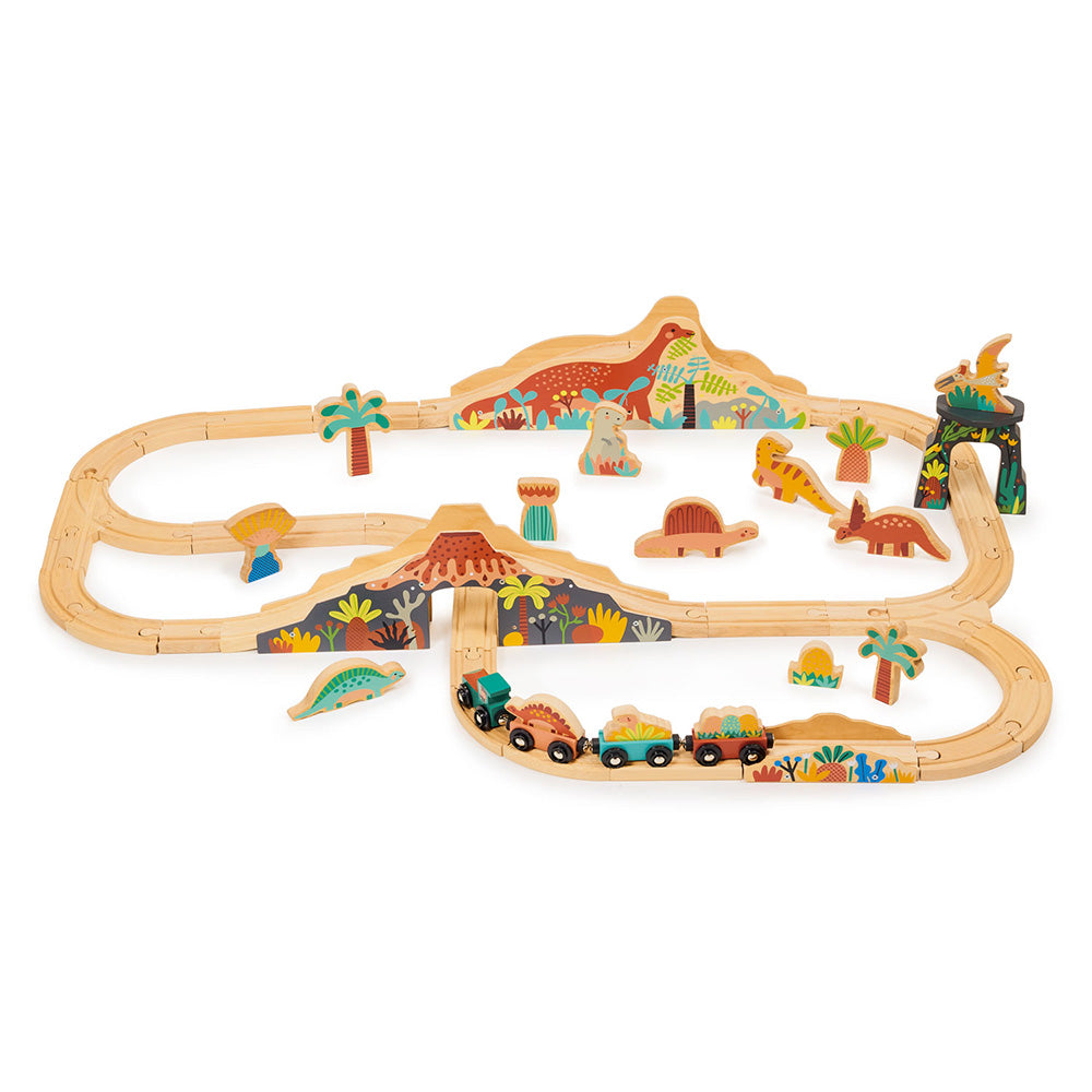  Mentari -  Lost World Dinosaur Railway Set -  Preschool