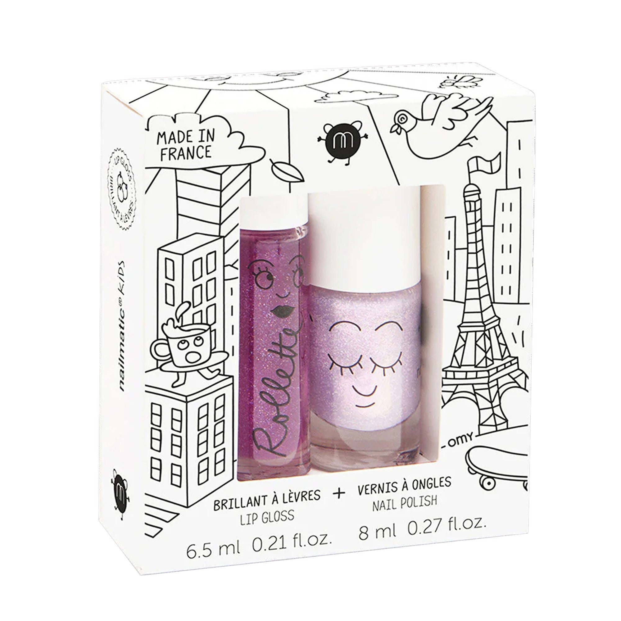  Nailmatic -  Lovely City Nail Polish & Lip Gloss Set -  Trend Accessories