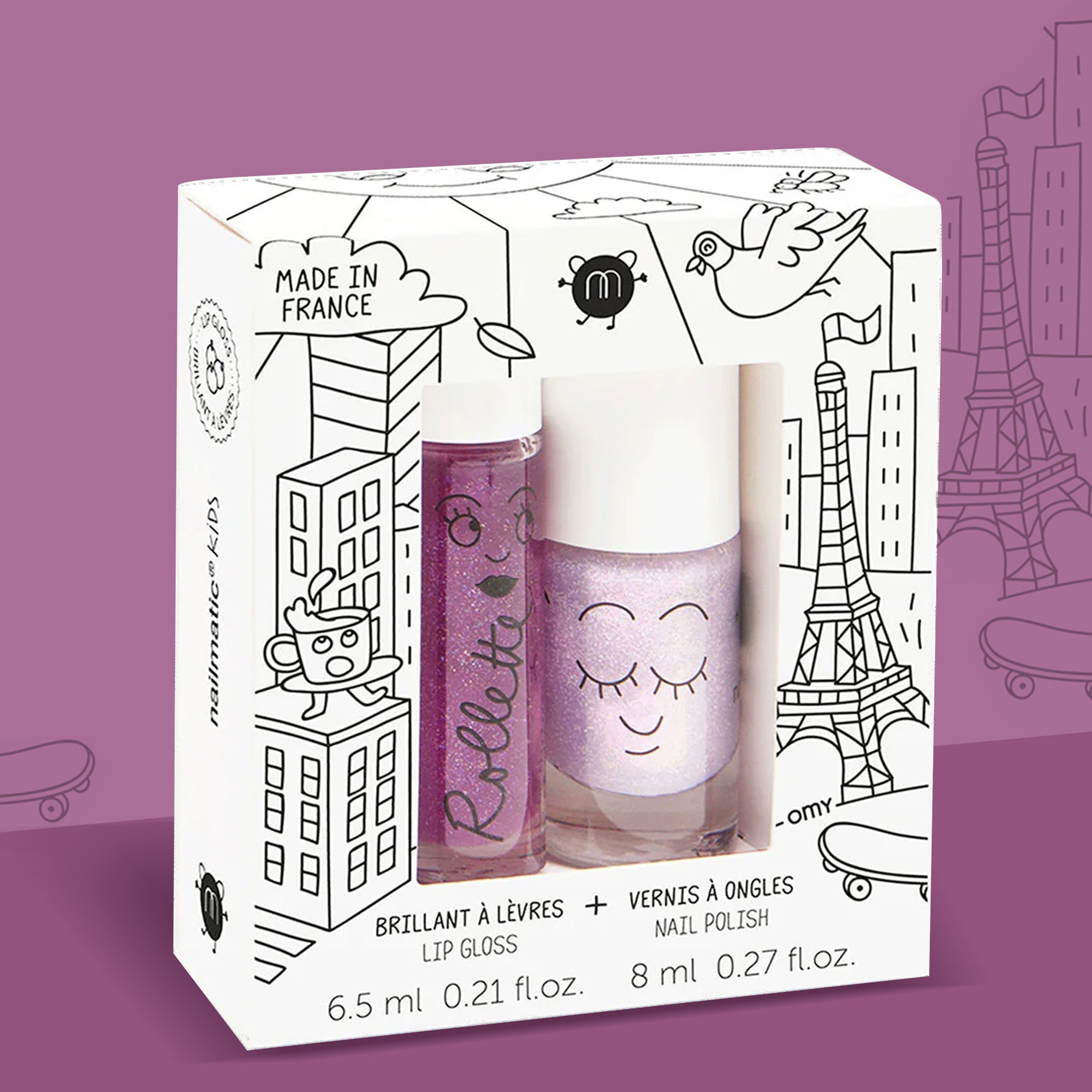  Nailmatic -  Lovely City Nail Polish & Lip Gloss Set -  Trend Accessories