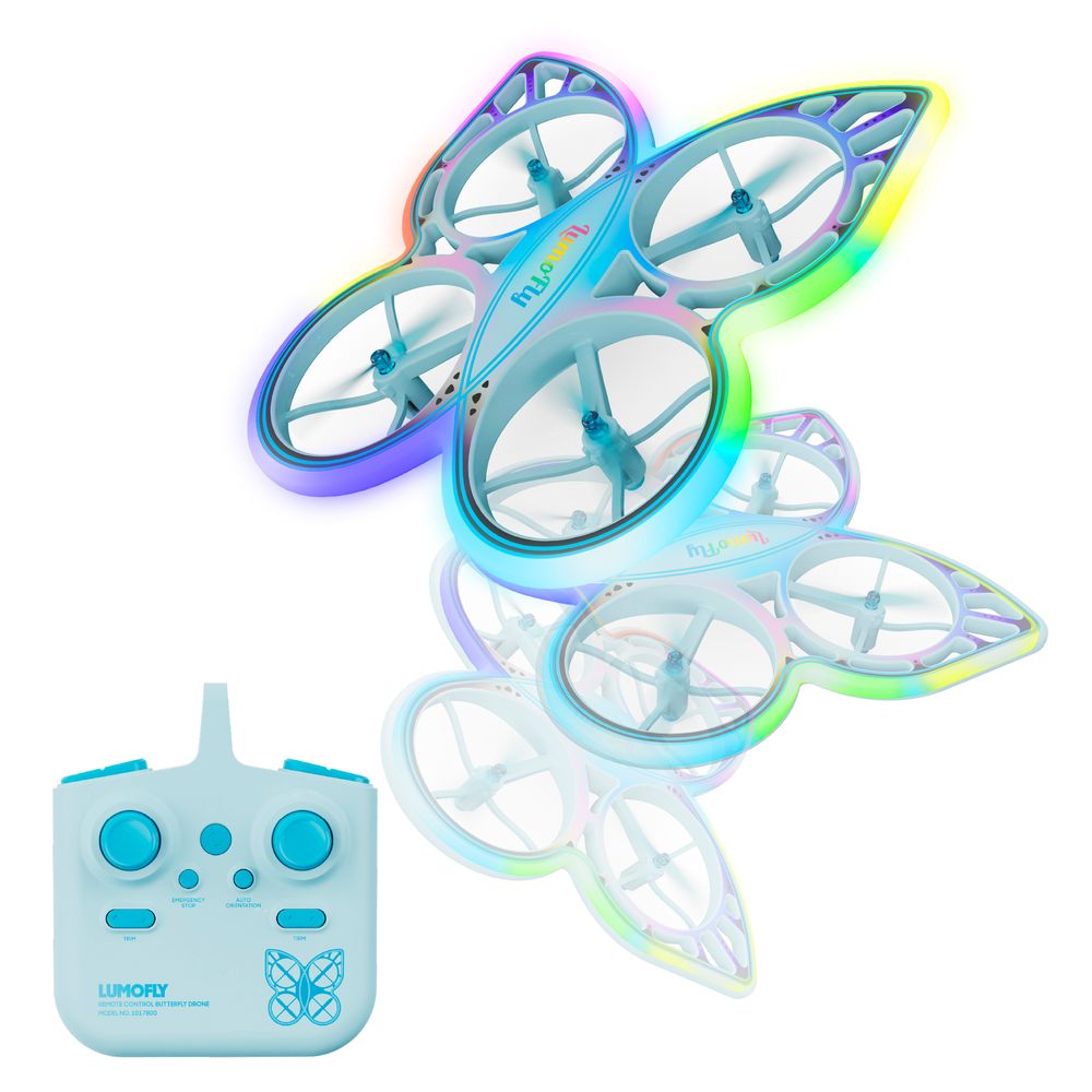  Sharper Image -  Lumofly Glowing Butterfly Stunt Drone -  Vehicles