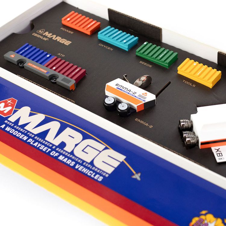  Candylab -  MARGE: Mars Agency for Research + Geographical Exploration - The Rogue Echoes Play Set -  Vehicles