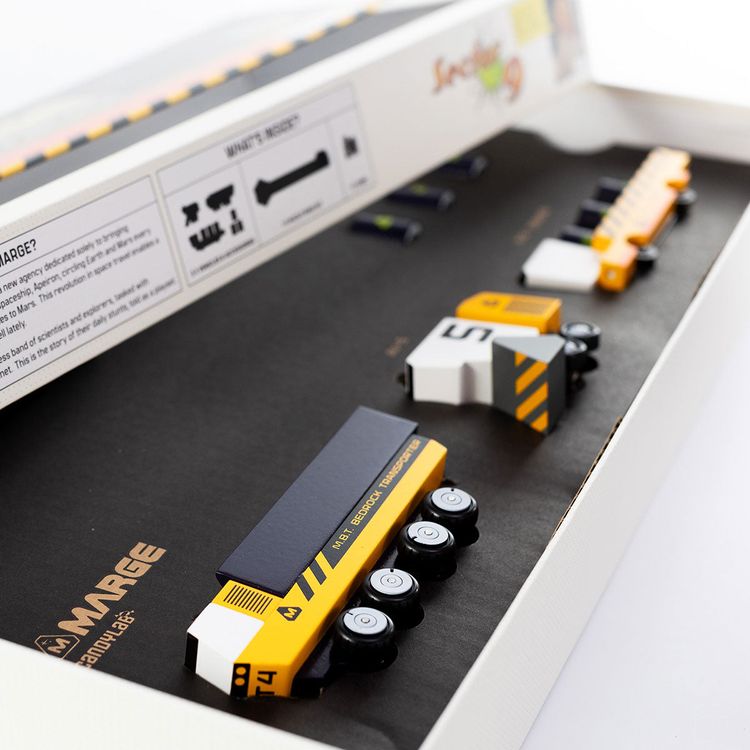  Candylab -  MARGE: Mars Agency for Research + Geographical Exploration - The Sector 9 Play Set -  Vehicles
