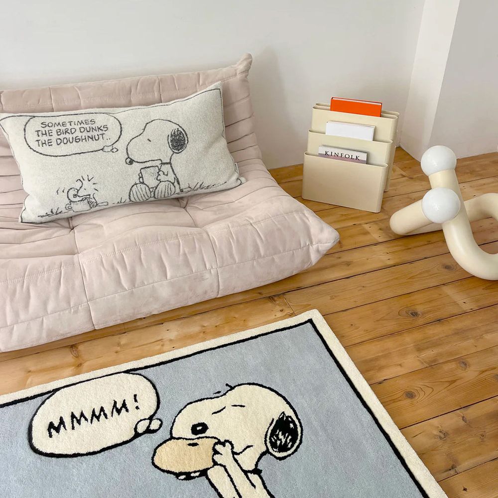 Peanuts Cushion Cover XL - Doughnut Comic