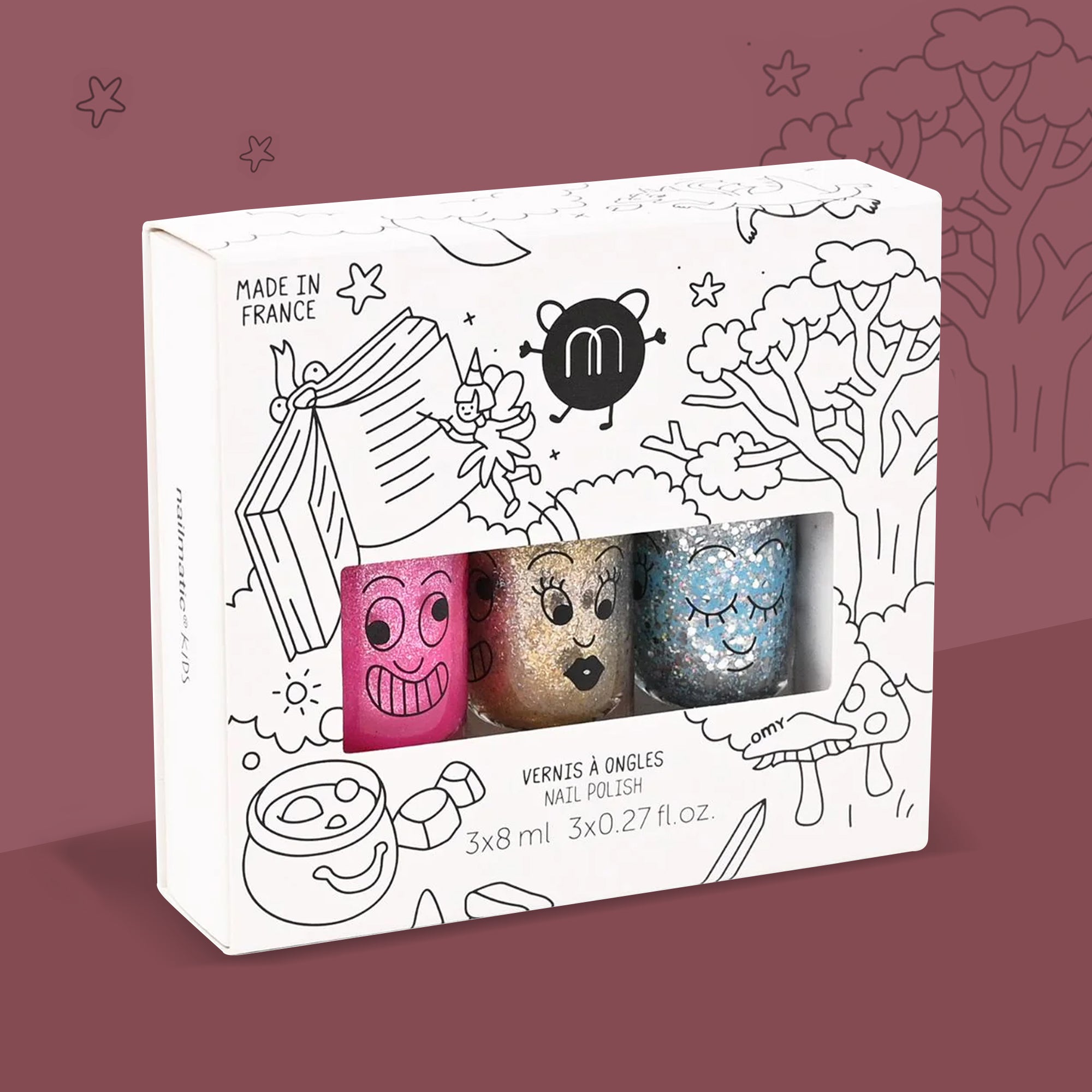  Nailmatic -  Magical Nail Polish 3 Pack for Kids -  Trend Accessories