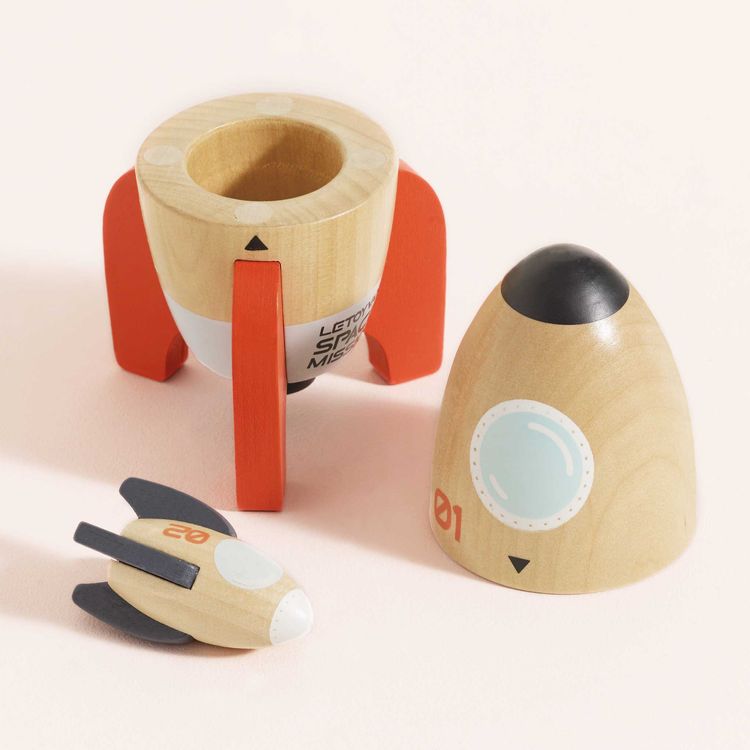  Le Toy Van -  Magnetic Space Rocket Duo -  Preschool