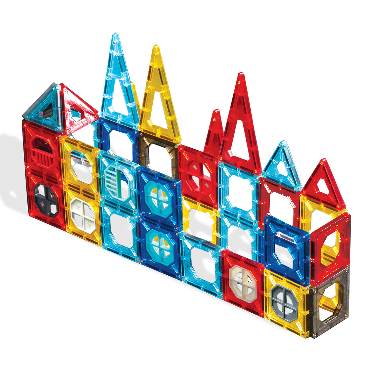 FAO Schwarz -  Magnetic Tile Set Custom Creation - 40 Pieces -  Creativity