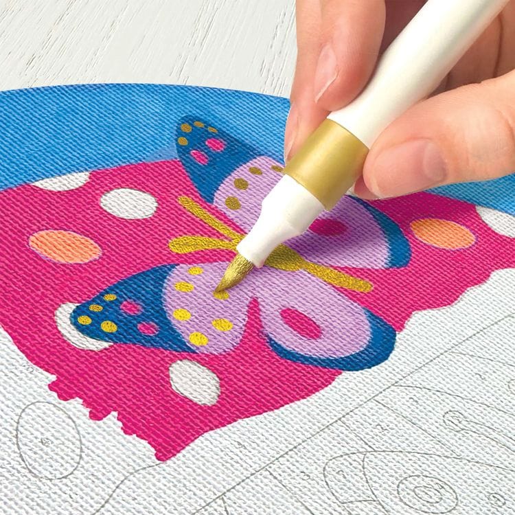  Bright Stripes -  Marker By Number - Fantasy Fields -  Creativity