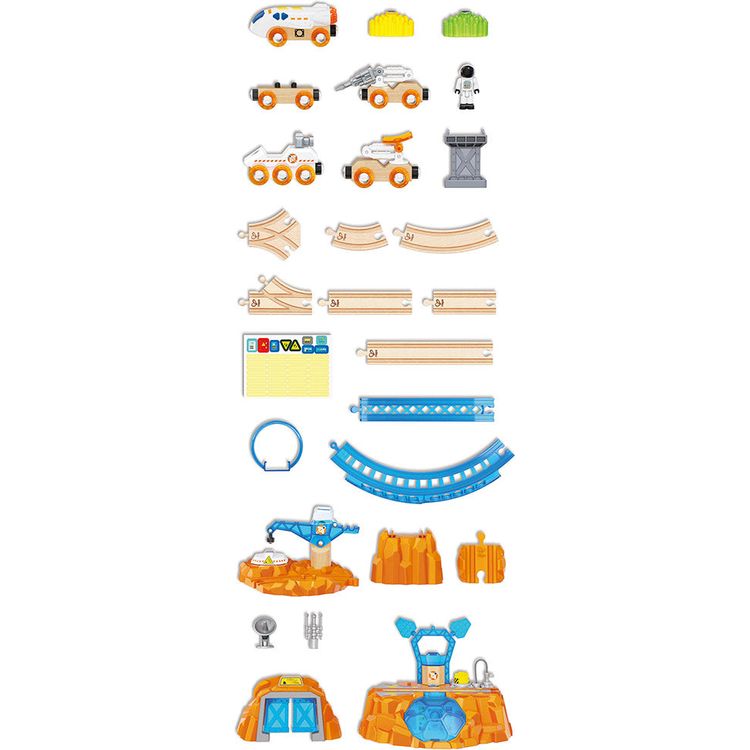  Hape -  Mars Exploration Rail Set -  Preschool