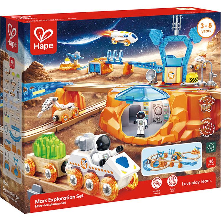  Hape -  Mars Exploration Rail Set -  Preschool