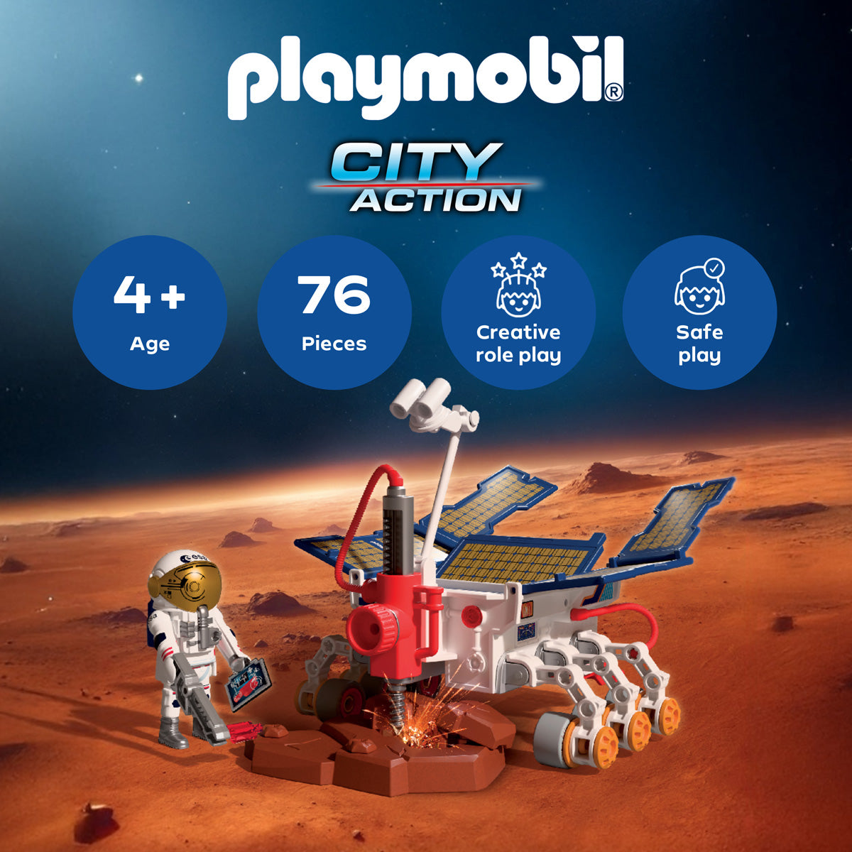  Playmobil -  Mars Exploration Rover Playset -  Preschool