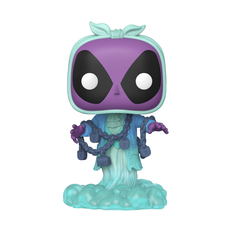  Funko -  Marvel Pop! Plus Deadpool as Jacob Marley -  World of Funko