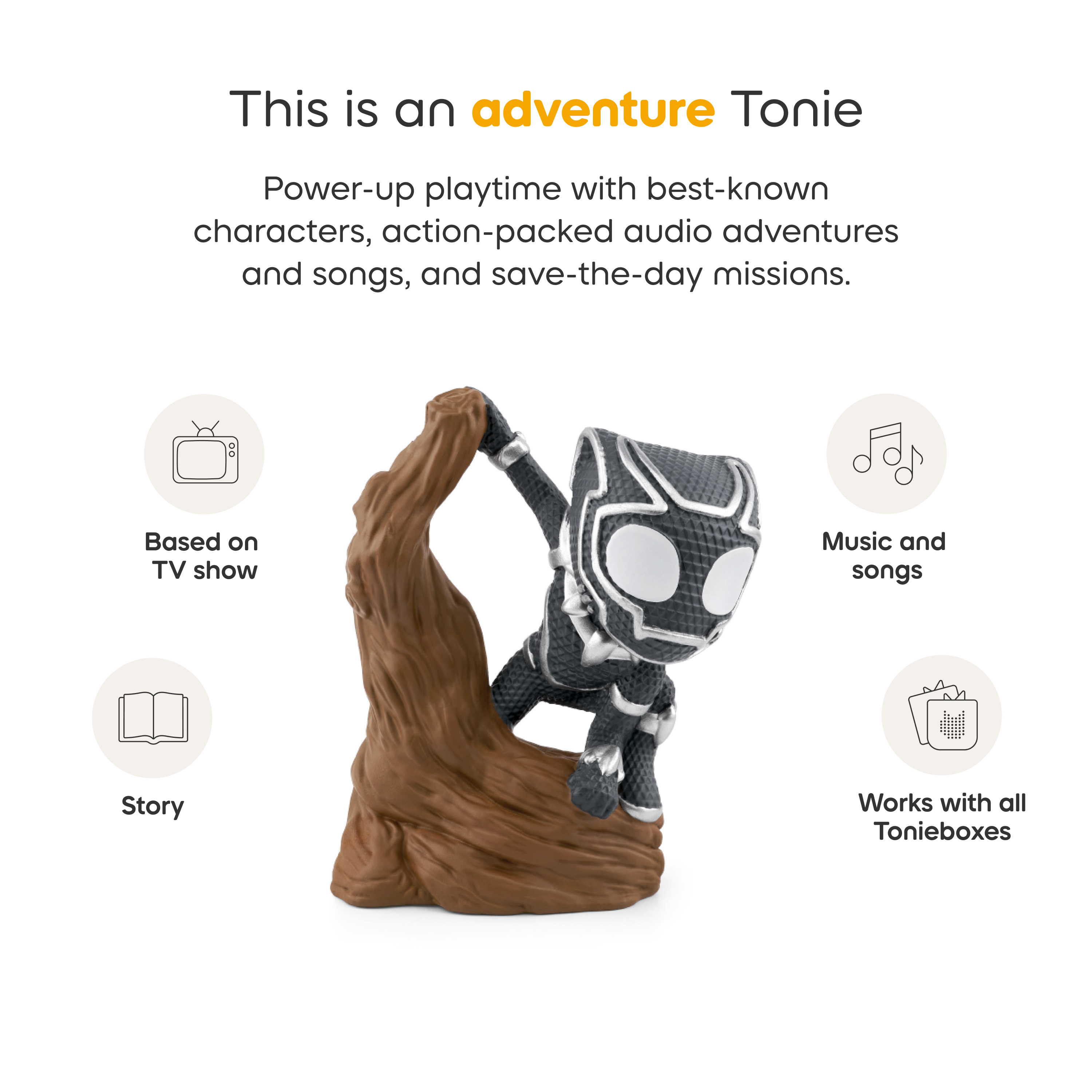  Tonies -  Marvel's Spidey and His Amazing Friends: Black Panther Tonie -  Electronics