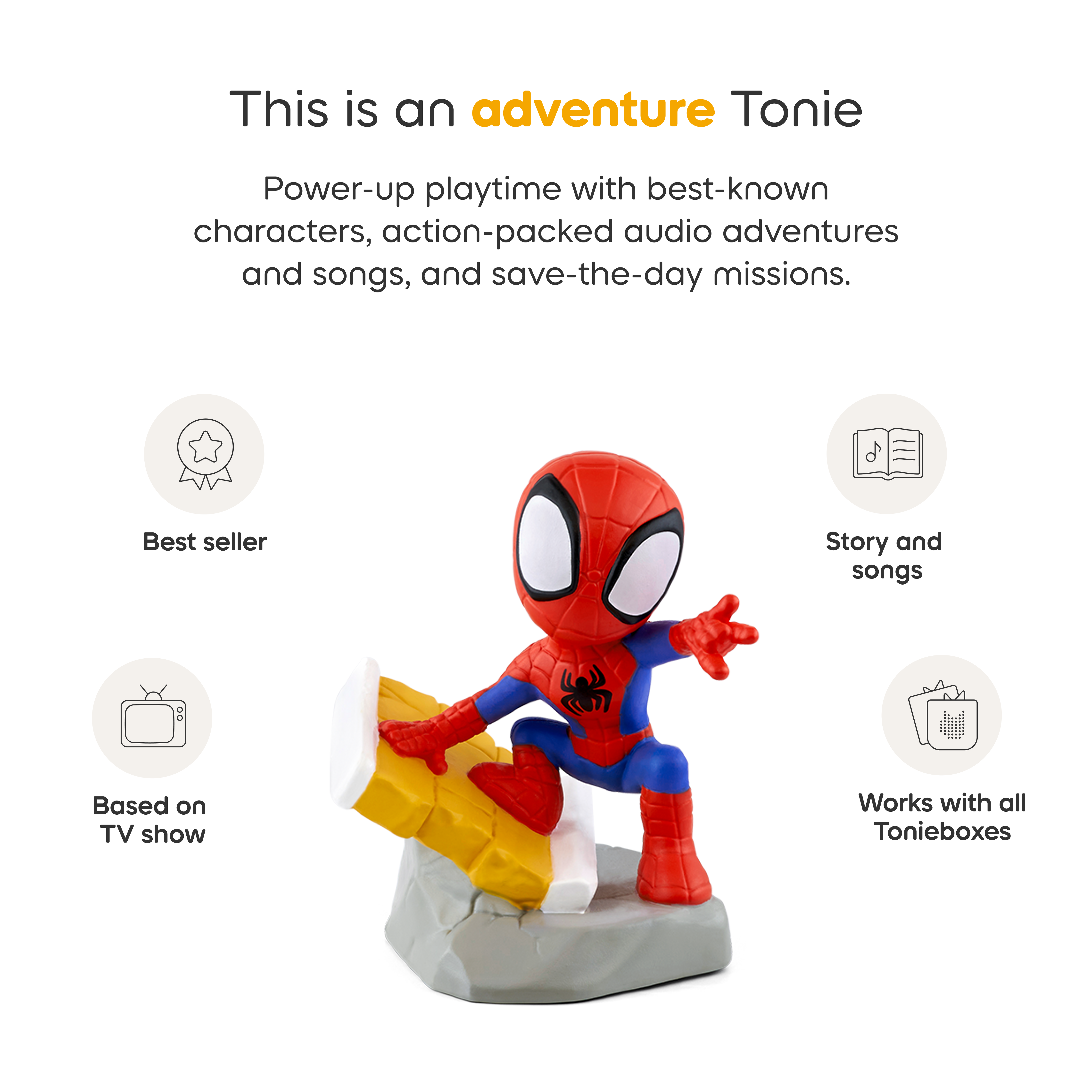  Tonies -  Marvel's Spidey and His Amazing Friends: Spidey Tonie -  Electronics
