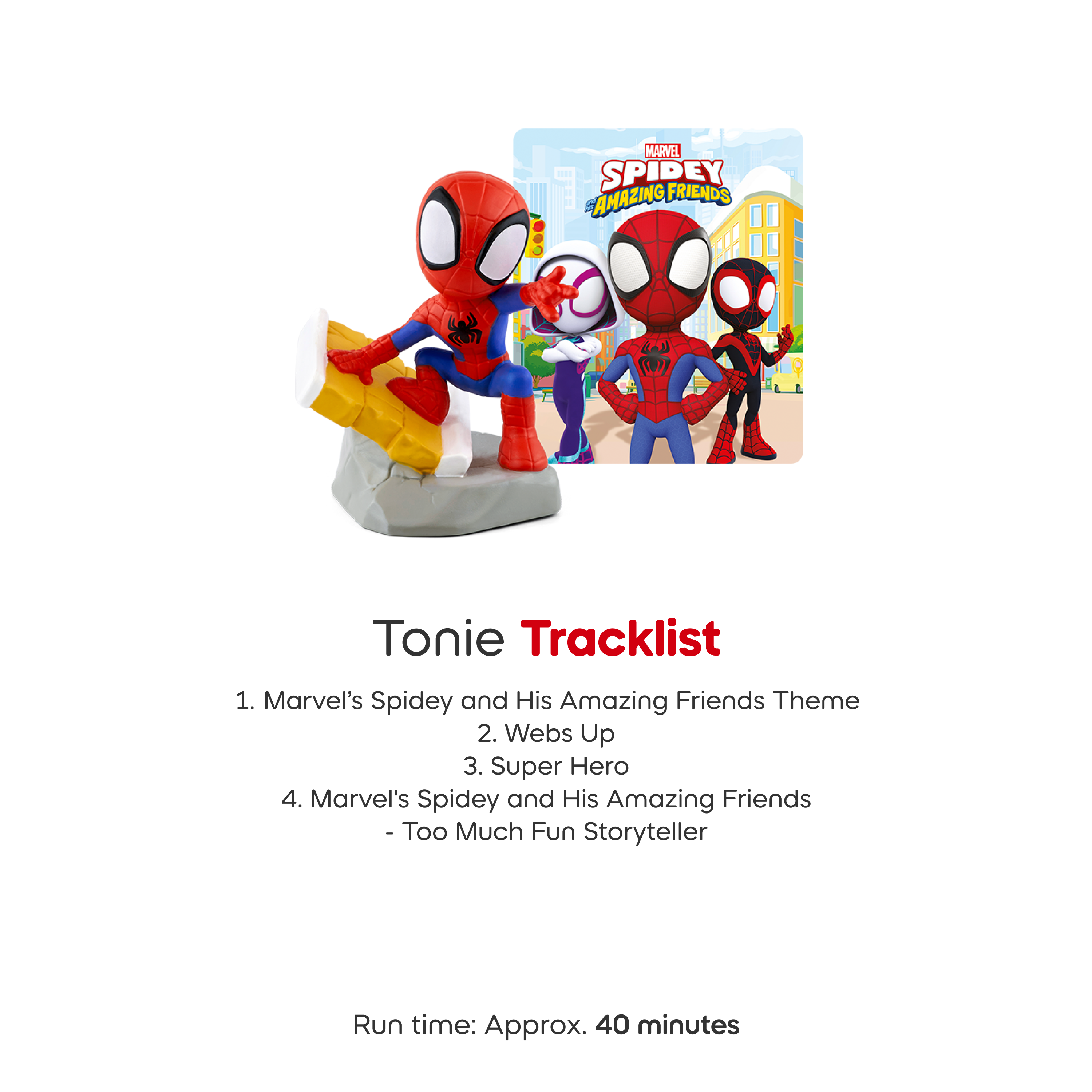  Tonies -  Marvel's Spidey and His Amazing Friends: Spidey Tonie -  Electronics