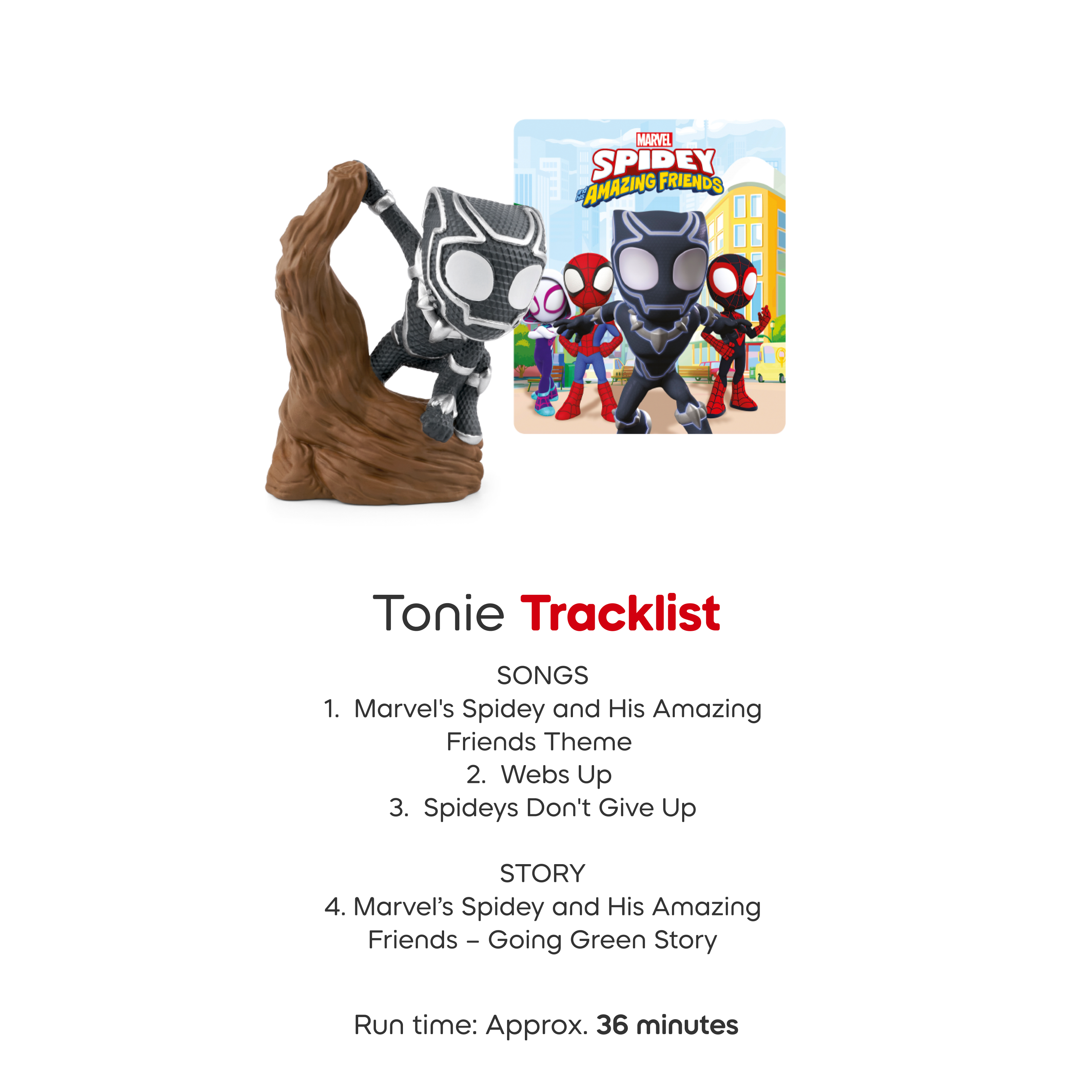 Marvel's Spidey and His Amazing Friends: Black Panther Tonie