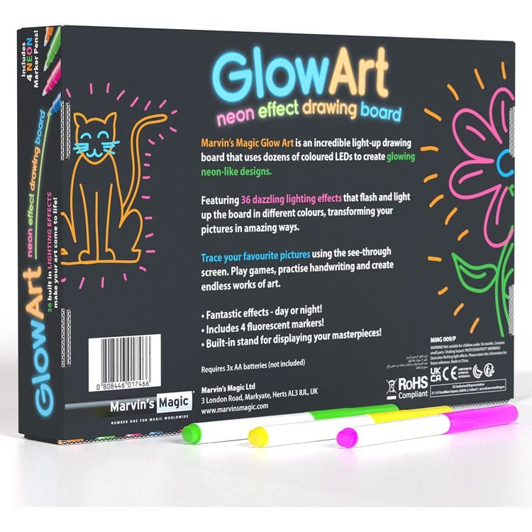  Marvin's Magic -  Marvin’s Magic Glow Art Craft Kit - Pink -  Creativity