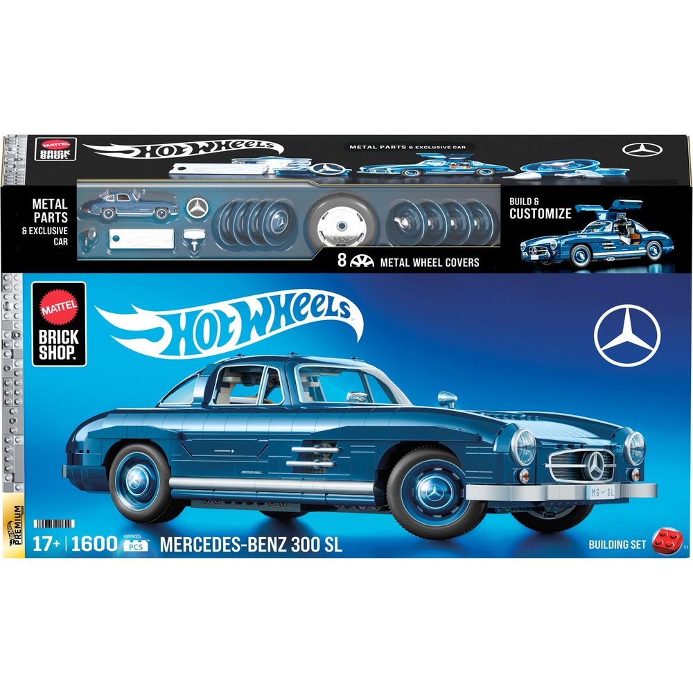  Hot Wheels -  Mattel Brick Shop Hot Wheels Mercedes-Benz 300 SL -  Vehicles