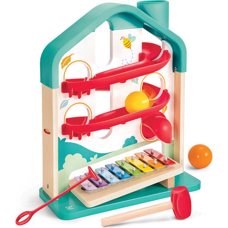  Hape -  Melody Mansion Ball Run -  Infants