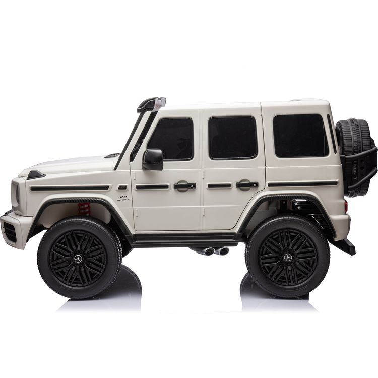  Freddo -  Mercedes G-Wagon 24V 4x4 2-Seater Ride on Car - White -  Outdoor