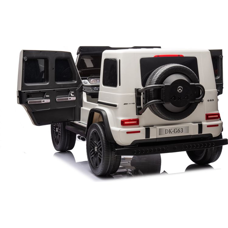  Freddo -  Mercedes G-Wagon 24V 4x4 2-Seater Ride on Car - White -  Outdoor