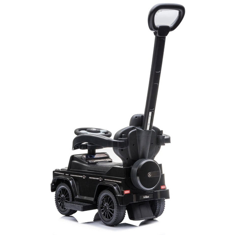  Best Ride on Cars -  Mercedes G-Wagon 3 In 1 Push Car - Black -  Outdoor