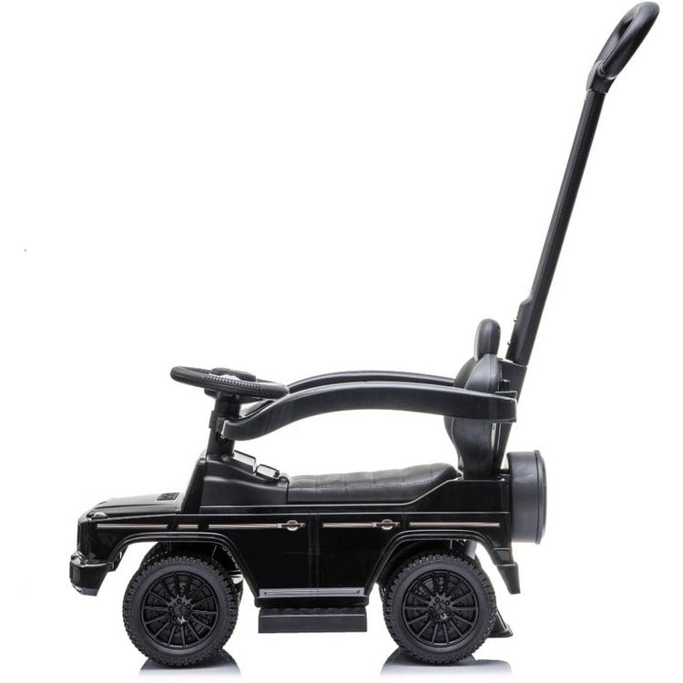  Best Ride on Cars -  Mercedes G-Wagon 3 In 1 Push Car - Black -  Outdoor
