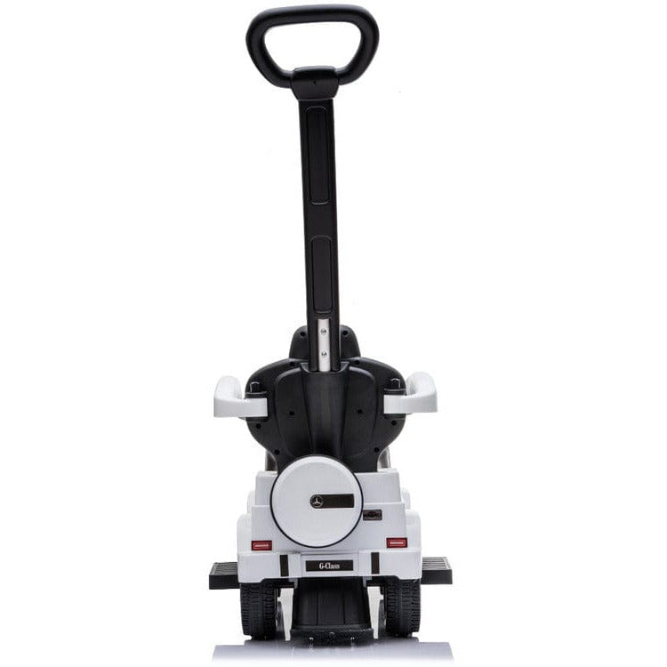  Best Ride on Cars -  Mercedes G-Wagon 3 In 1 Push Car - White -  Outdoor