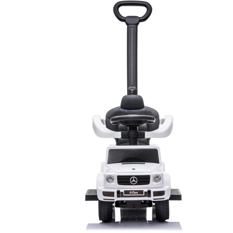  Best Ride on Cars -  Mercedes G-Wagon 3 In 1 Push Car - White -  Outdoor