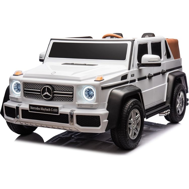  Freddo -  Mercedes G-Wagon Maybach 24V 2-Seater Ride on Car - White -  Outdoor