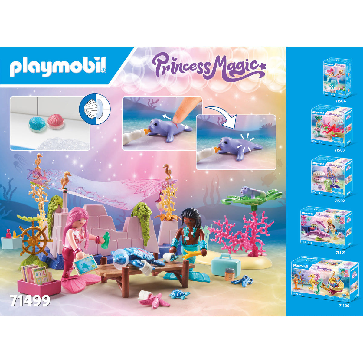  Playmobil -  Mermaid Animal Care Playset -  Preschool