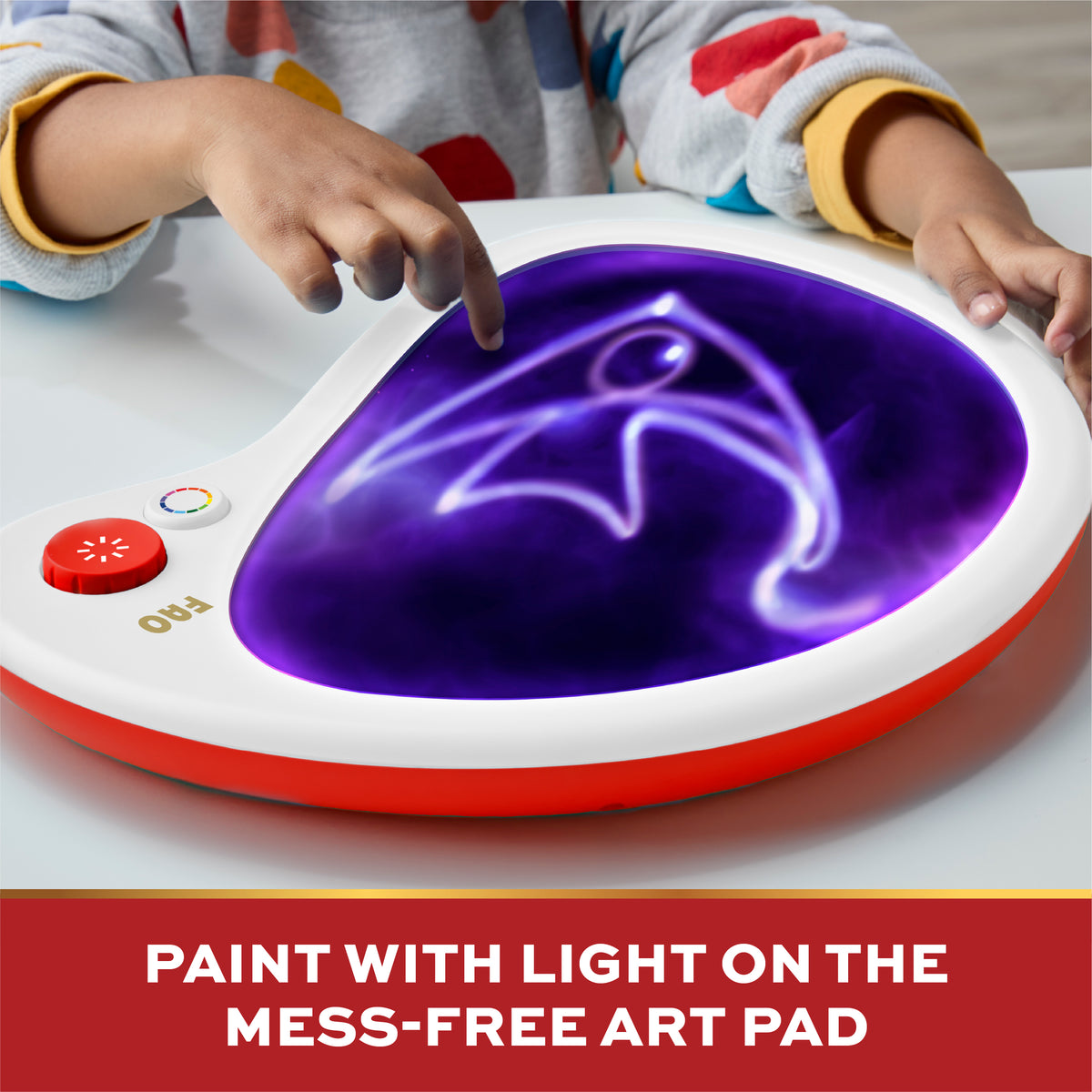 FAO Schwarz -  Mess-Free Glow Palette Musical LED Art Pad -  Creativity