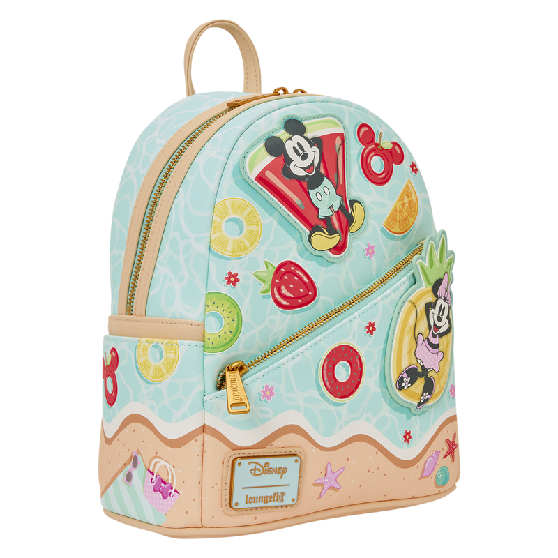  Loungefly -  Mickey & Minnie Beach Fun Mini Backpack -  World of Funko